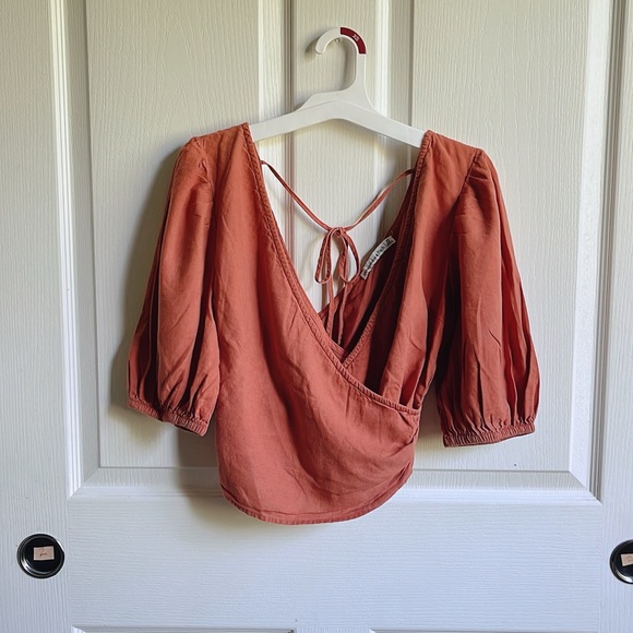 abercrombie & fitch smocked waist blouse - Picture 4 of 11